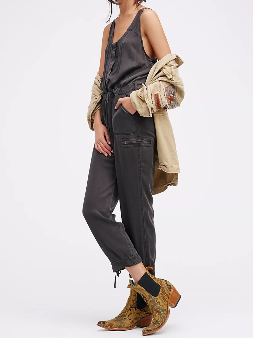 Free People - Roaring Rayon Jumpsuit